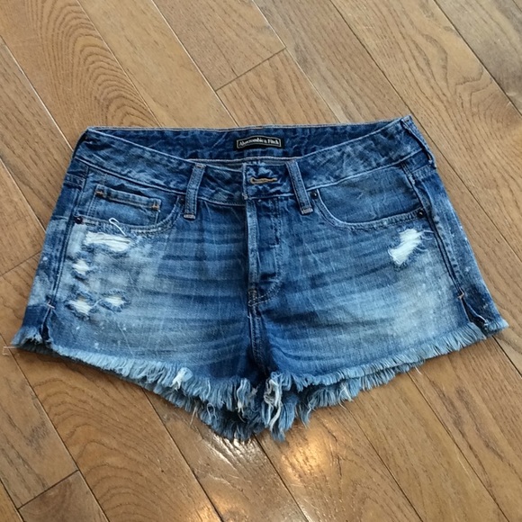 Abercrombie & Fitch Pants - Abercrombie Distressed Jean Shorts
